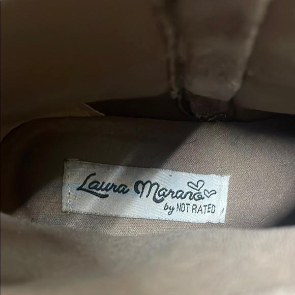 Studded Gray Ankle Boots - Picture 2 of 3